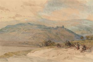 Distant view of Sebaste, Ancient Samaria