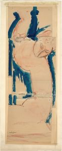 Caryatid; Rose and Blue
