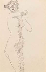 Femme nue debout