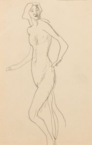 Femme nue debout