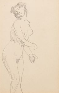 Femme nue debout