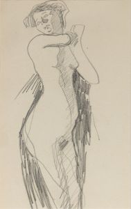Femme nue debout