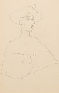 Tête et buste de femme