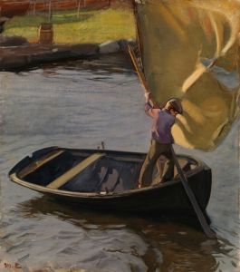 Boy and Sail
