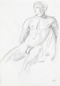 Alaston mies, luonnos