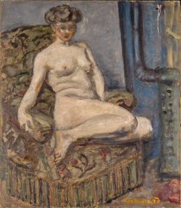 Model in Armchair