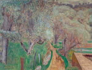 Paysage clair ou Oliviers à Cagnes