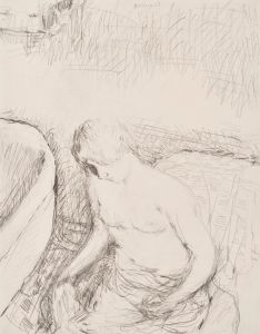 Jeune femme à sa toilette