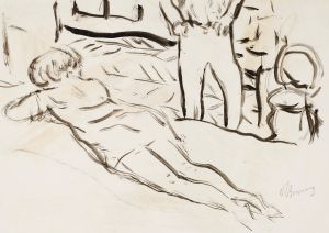 Femme allongée
