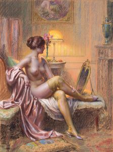 La Toilette par lampe