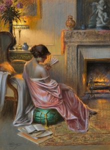 Femme à l’éventail