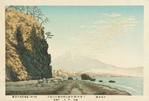Mt. Fuji from Satta, Sketched at 9;00 a.m. in Mid-January, 1881