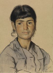 Portrait of a young Neapolitan woman