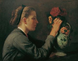 Agathe Thoma, die Schwester des Künstlers