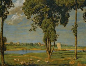 On The Banks Of The River Main