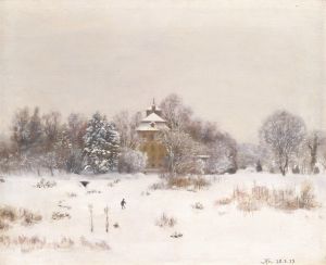 Die ‘Oede’ bei Frankfurt im Winter