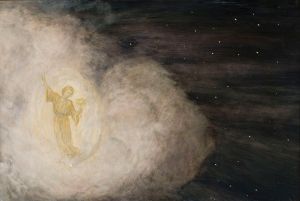 Angel with the star of Bethlehem