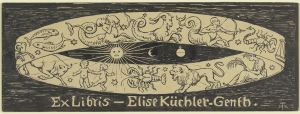 Exlibris Elise Küchler-Genth