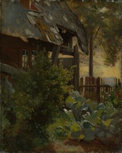 Kohlgarten mit Hausecke