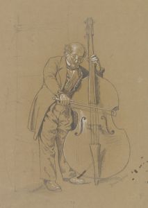 Double-bass player