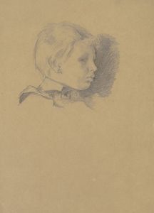 Kinderbildnis des Sohnes von Victor Müller.