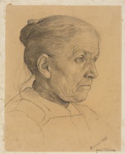 Kopf der Mutter des Künstlers