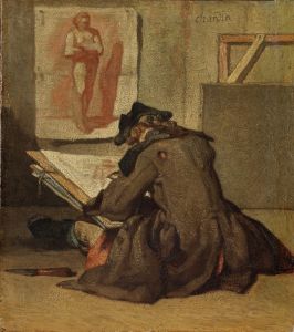 Young Student Drawing