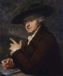Portrait of her husband, the painter Antonio Zucchi