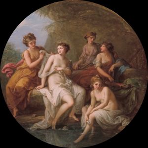 Diana and her nymphs bathing