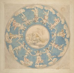 Design for Ceiling; Apollo and the Hours