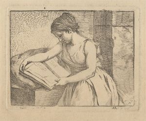 Woman Reading.