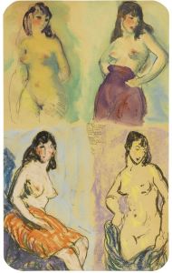Four Studies of a Nude