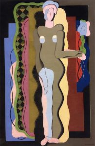 Nude with a flower
