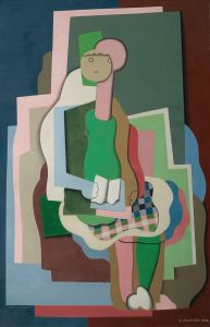 Jeune fille assise