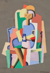 Jeune fille assise