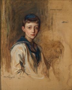 Portrait of Frederik-August Graf zu Rantzau  as a Child in a Sailor’s Suit