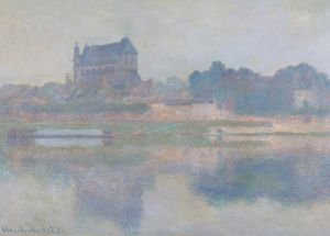 L’église De Vernon, Temps Gris
