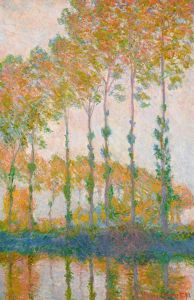 Peupliers au bord de l’Epte, automne