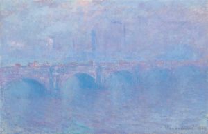 Waterloo Bridge, effet de brouillard