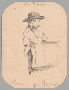 Caricature of a Man in the Small Hat