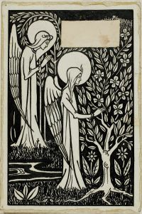Decorative Study; Two Angels
