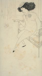 Caricature of J.M. Whistler