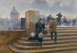 Modiste Sur Le Pont Des Arts