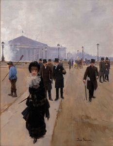 Scene From The Place De La Concorde