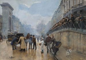 L’accident; Porte Saint-Denis