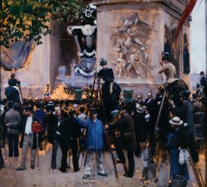 Les funérailles de Victor Hugo, place de l’Étoile