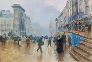 Le boulevard Saint-Denis à Paris