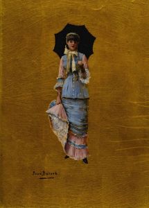 Jeune femme a l’ombrelle