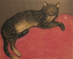 L’Hiver, chat sur un coussin