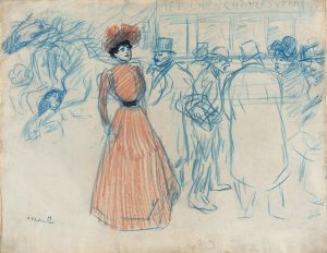 Woman at the Bus Stop